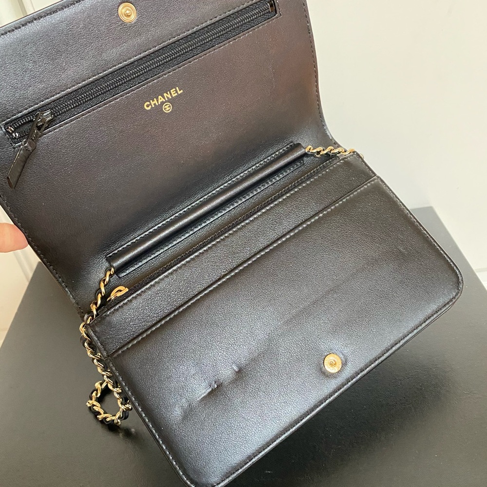SOLD. Chanel boy wallet on chain woc - Picture 6 of 9